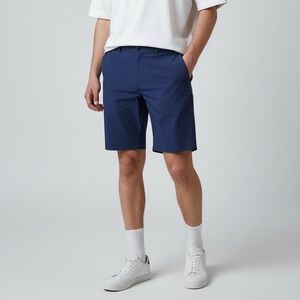 32 Degrees Men’s Size 42 Cool Stretch performance Solid Blue Shorts